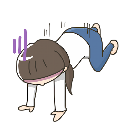 愕然としている女性