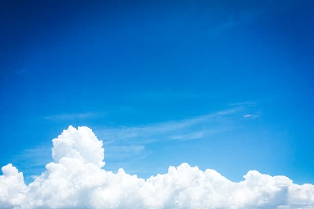 青空と雲