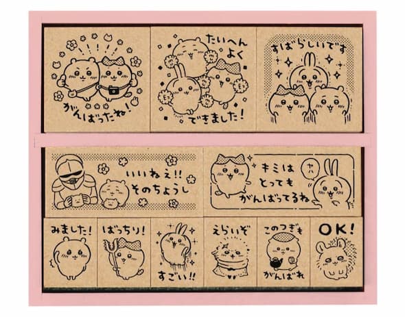 ちいかわのスタンプ(木製)