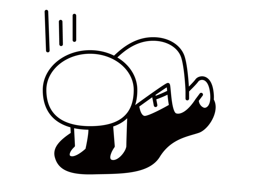 落ち込んでいる人