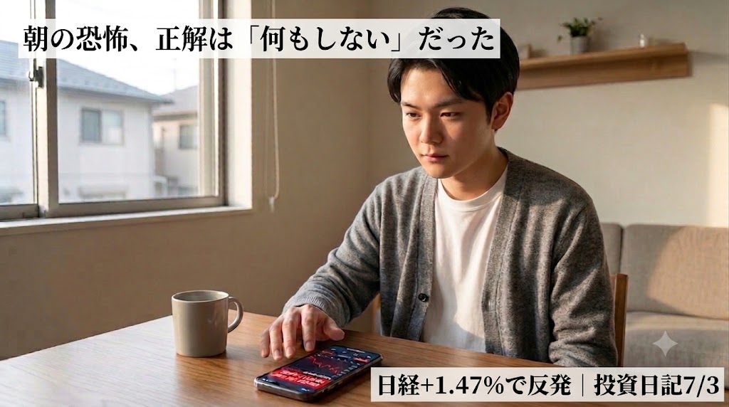 7月3日の株式投資情報
