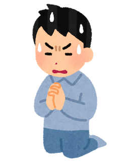 祈っている男性