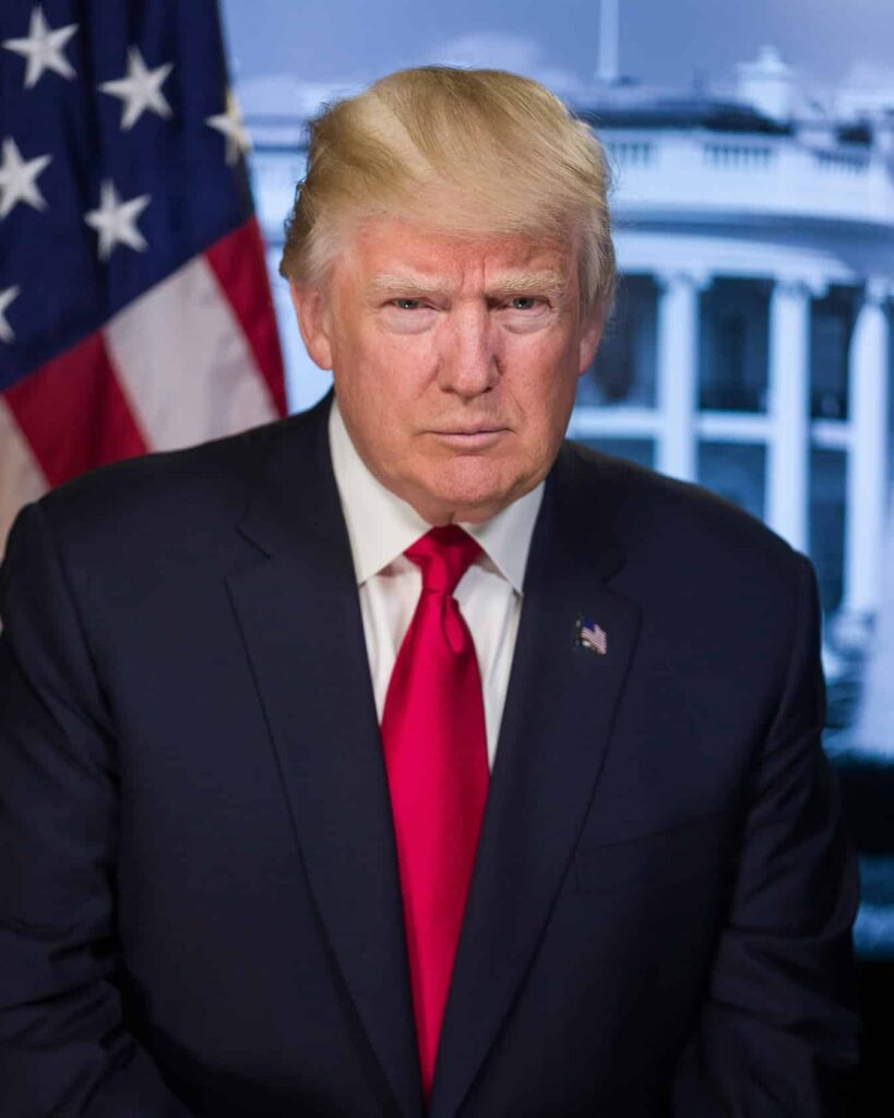 アメリカ大統領のドナルド・トランプ