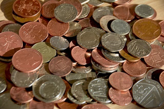 様々な硬貨