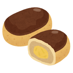 くりまんじゅうのイラスト