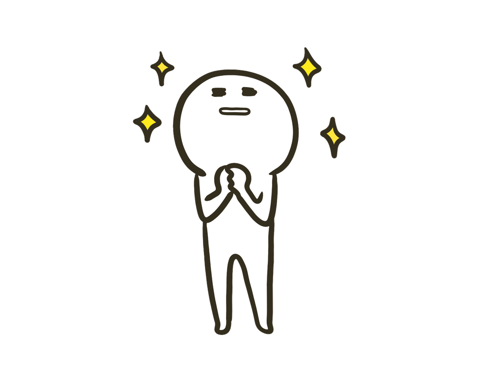 願っている人のイラスト
